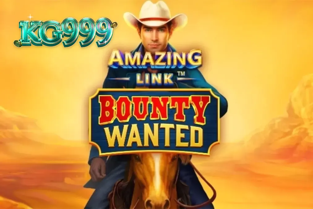 Amazing Link Bounty Wanted স্লটের মরুভূমি থিম এবং বন্দুকধারীর সিলুয়েট